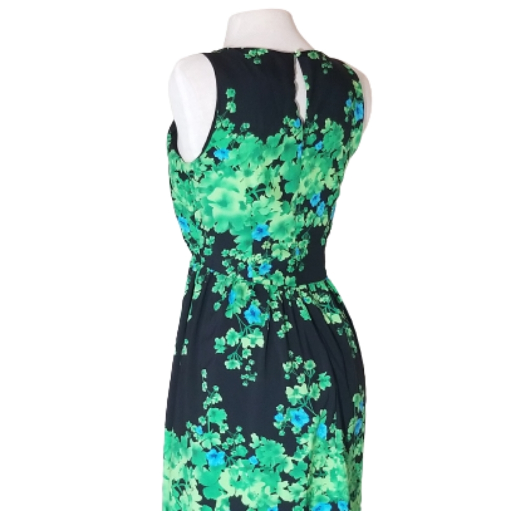 ECI New York Dress Floral Green Size 2X - Picture 5 of 13